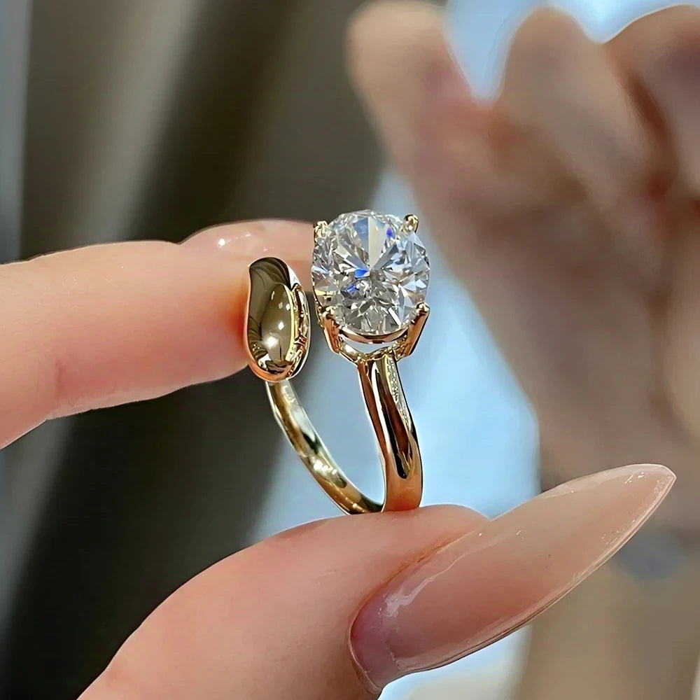 Muse Essence Resizable Diamond Ring - Silver
