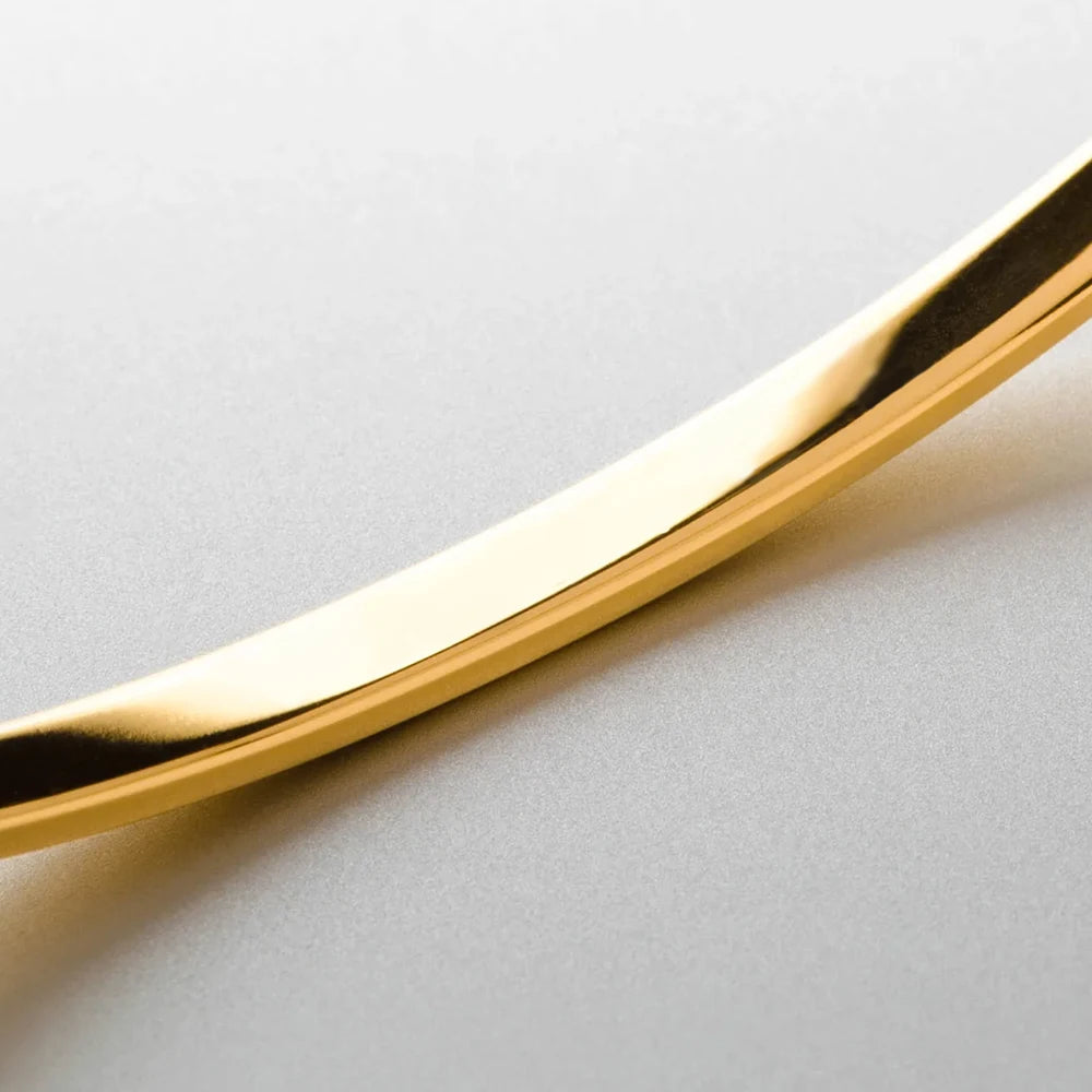 Wolf William Stainless Steel Golden Bracelet