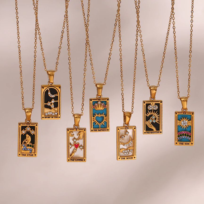 Tarot® Gold Magician Necklace