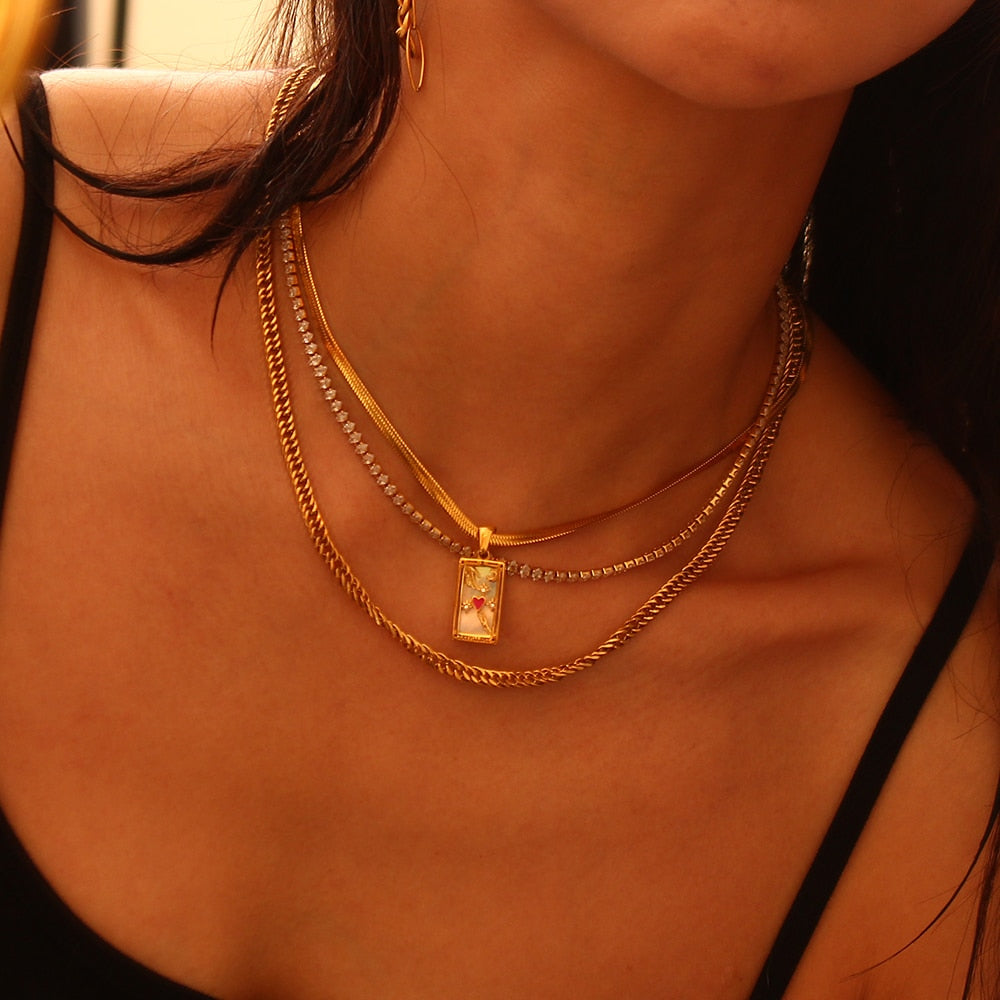 Tarot® Gold Sun Necklace