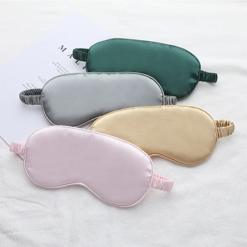 Bridesmaid Silk Sleeping Eye Mask - Carrying Pouch Bag