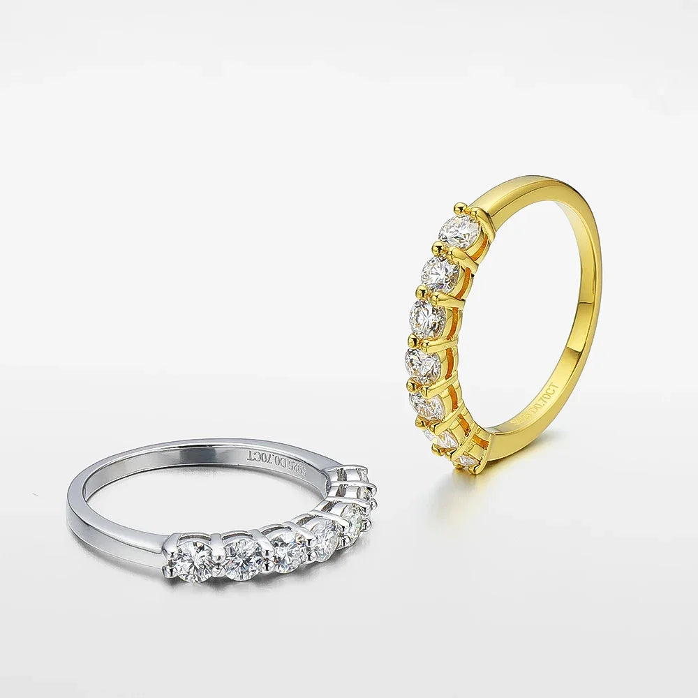 1/4 Carat Diamond Wedding Ring in 14K White Gold