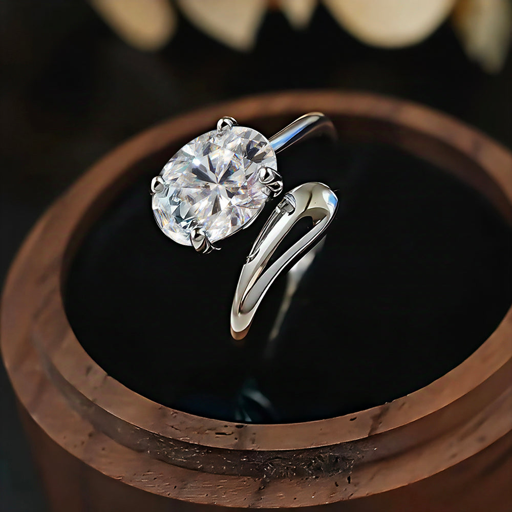Muse Essence Resizable Diamond Ring - Silver