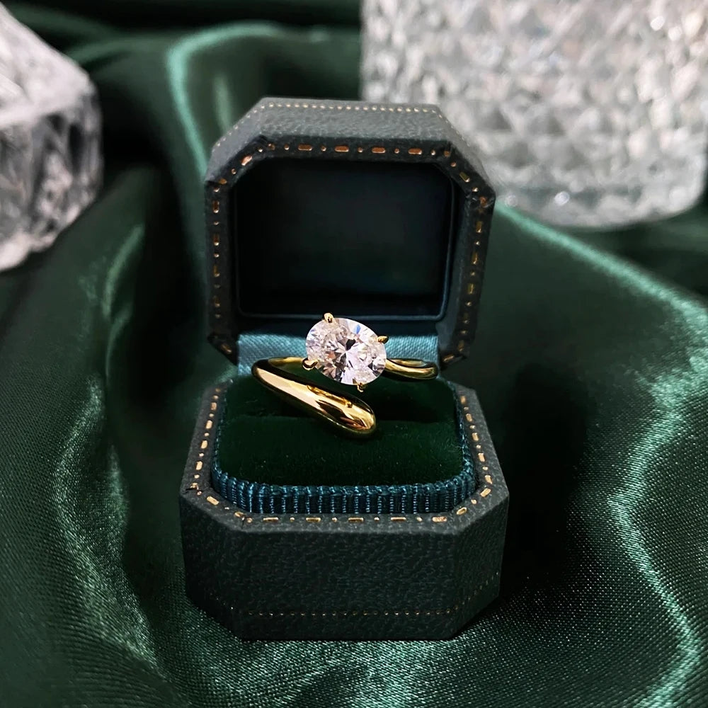 Muse Essence Resizable Diamond Ring - Silver