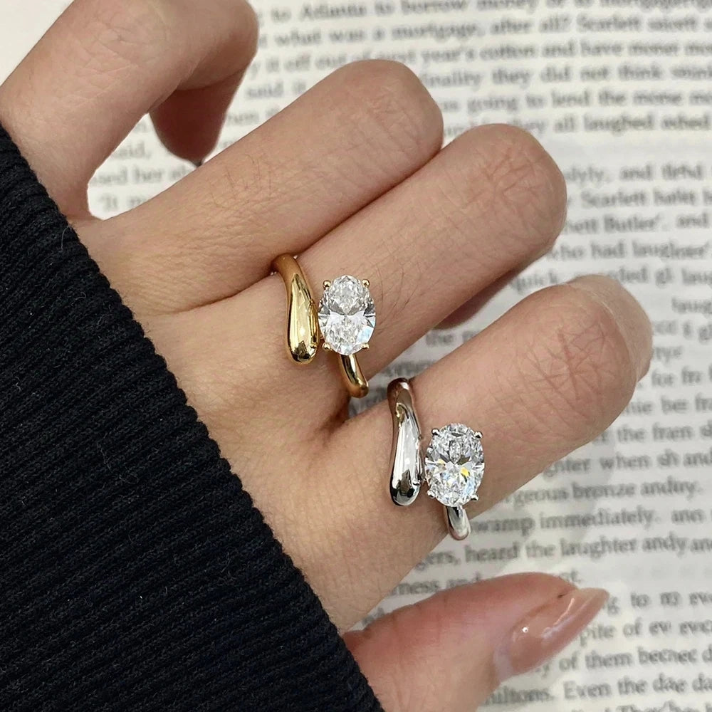 Muse Essence Resizable Diamond Ring - Silver