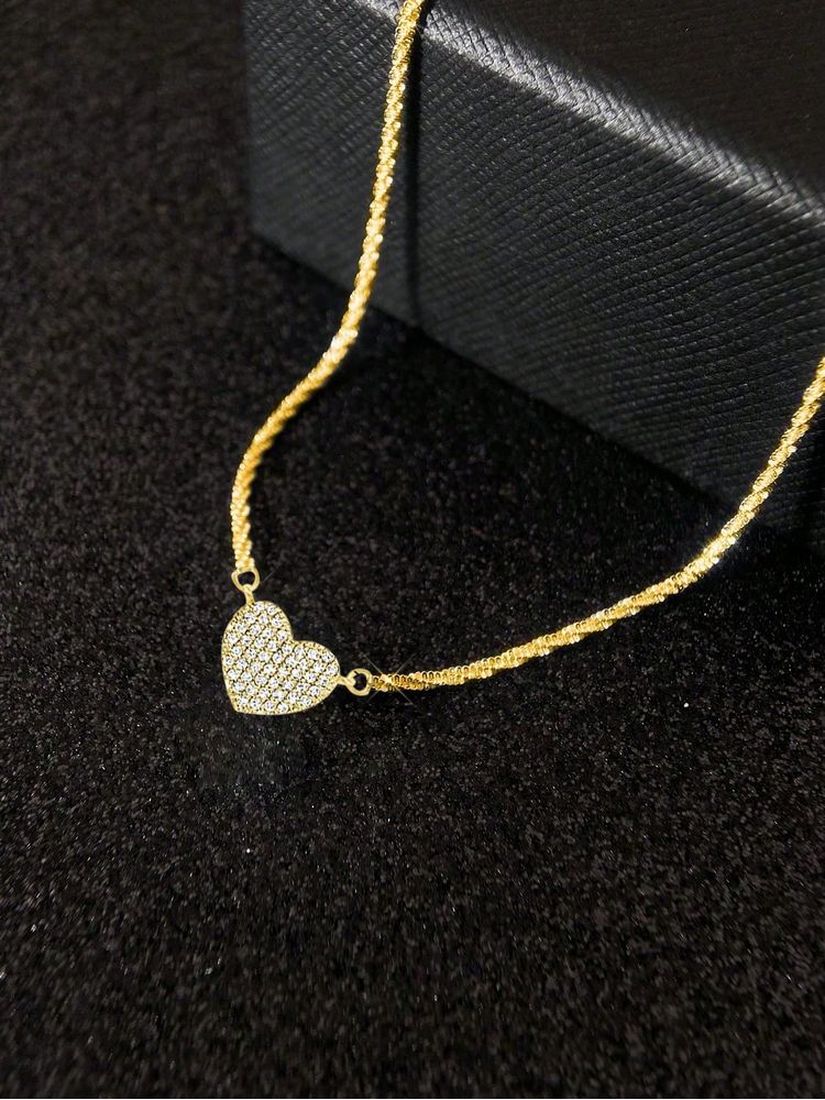 Muse Heart Necklace - Gold