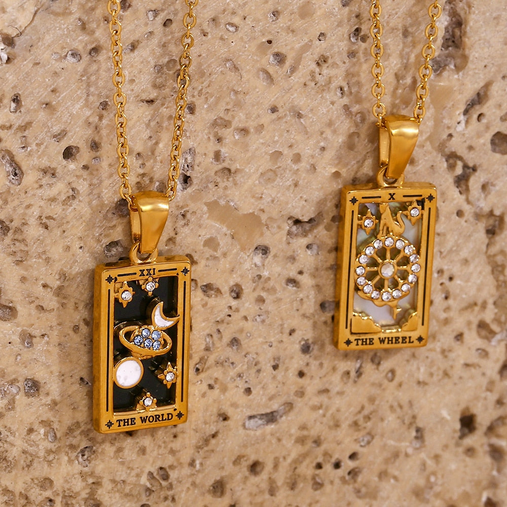 Tarot® Gold Sun Necklace