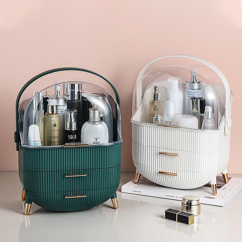 Luxury Cosmetic Storage - White