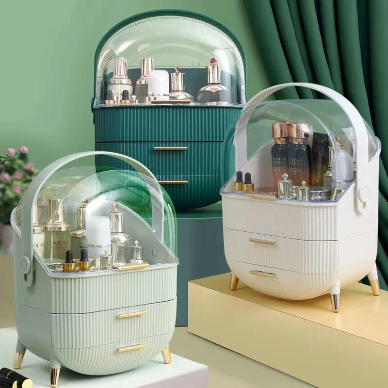 Luxury Cosmetic Storage - White