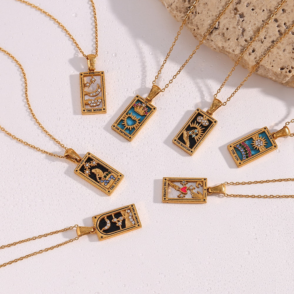 Tarot® Gold Sun Necklace