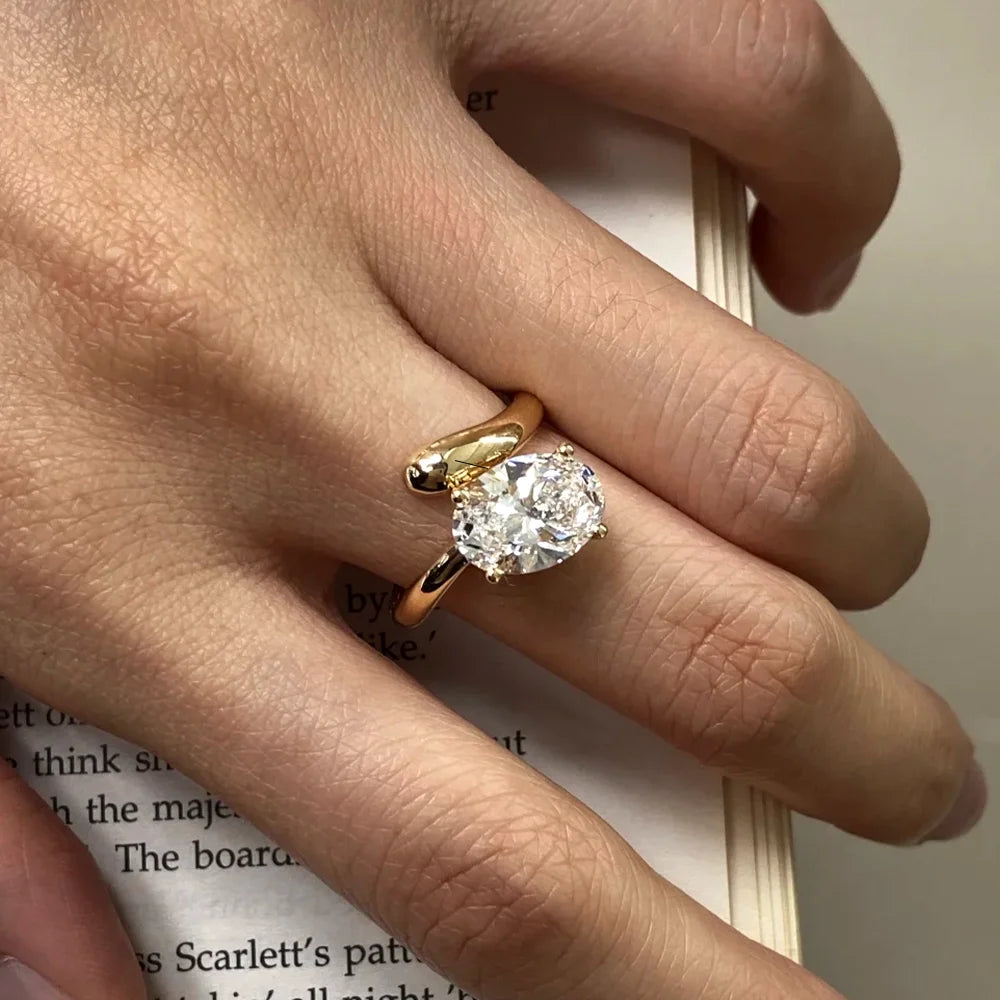 Muse Essence Resizable Diamond Ring - Silver