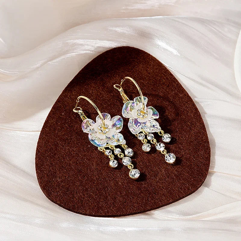 WOW Flower Fringed Earrings