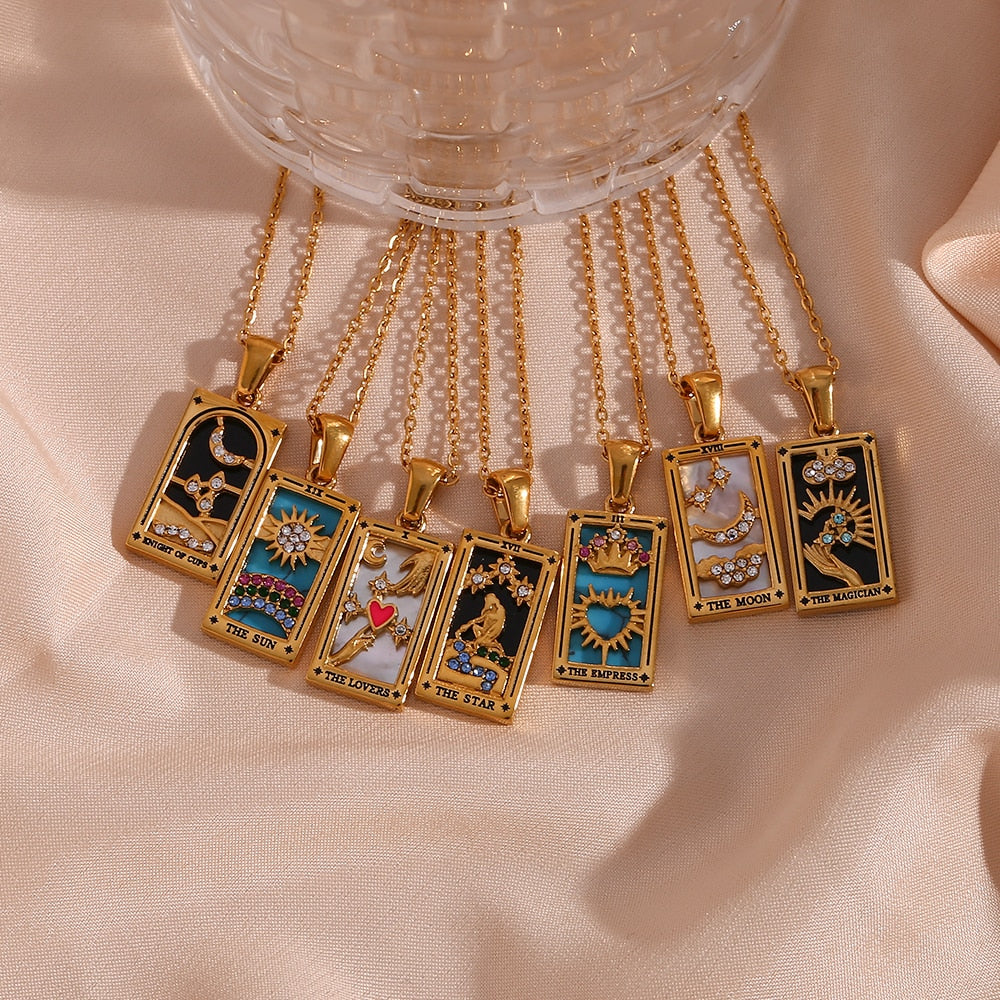 Tarot® Gold Sun Necklace