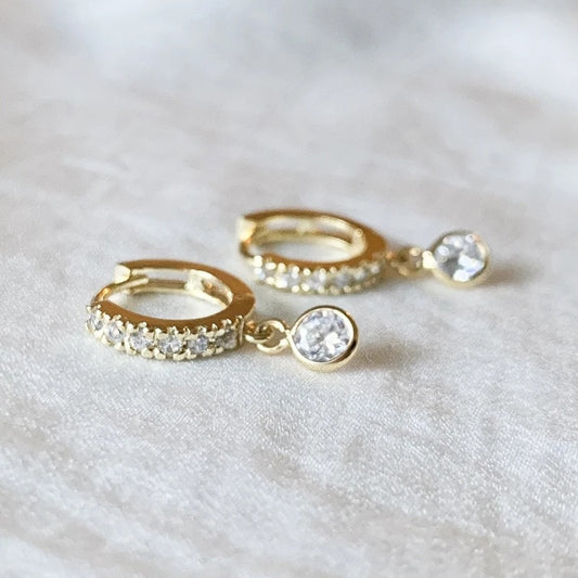 Diamond-Rounded Earrings