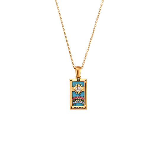 Tarot® Gold Sun Necklace