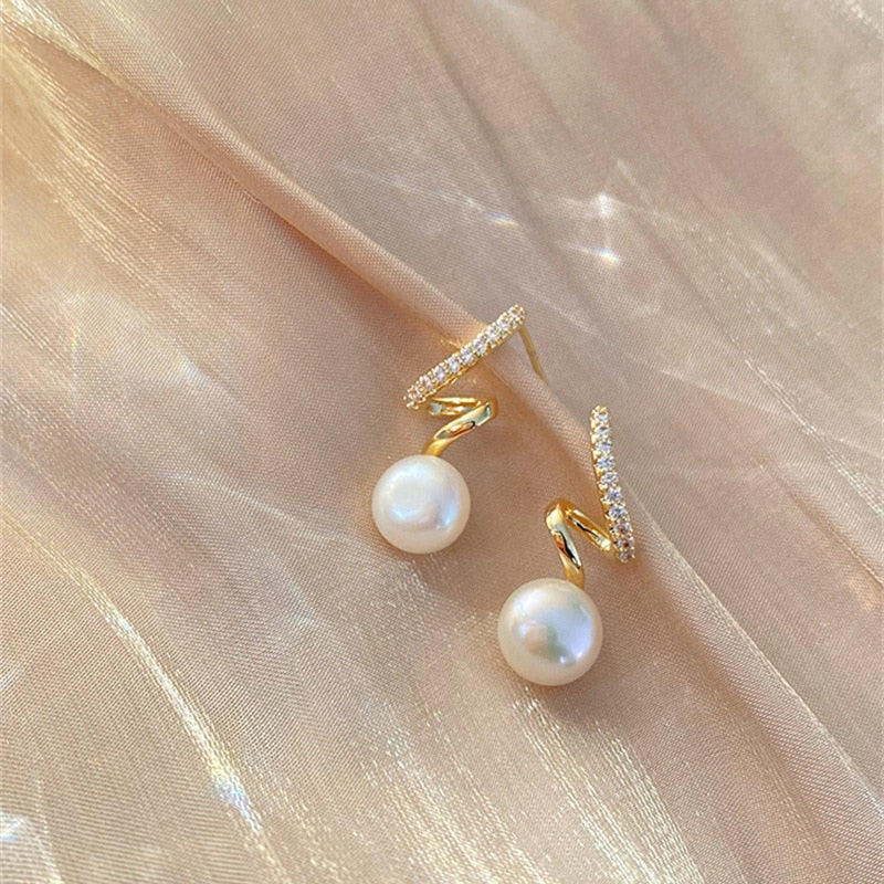 French Pearl Earrings