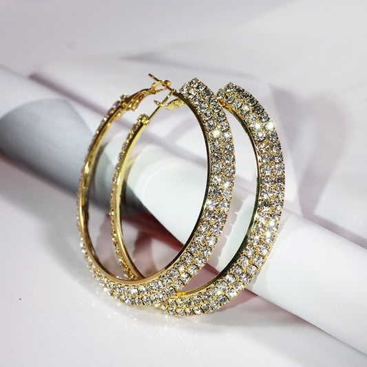 Diamond Hoop Earrings