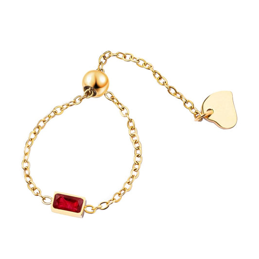 Charlie® Adjustable Ruby Ring