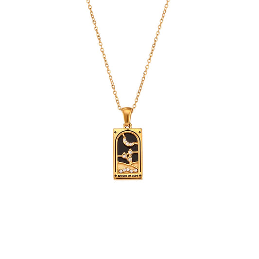 Tarot® Gold Knight of Cups Necklace