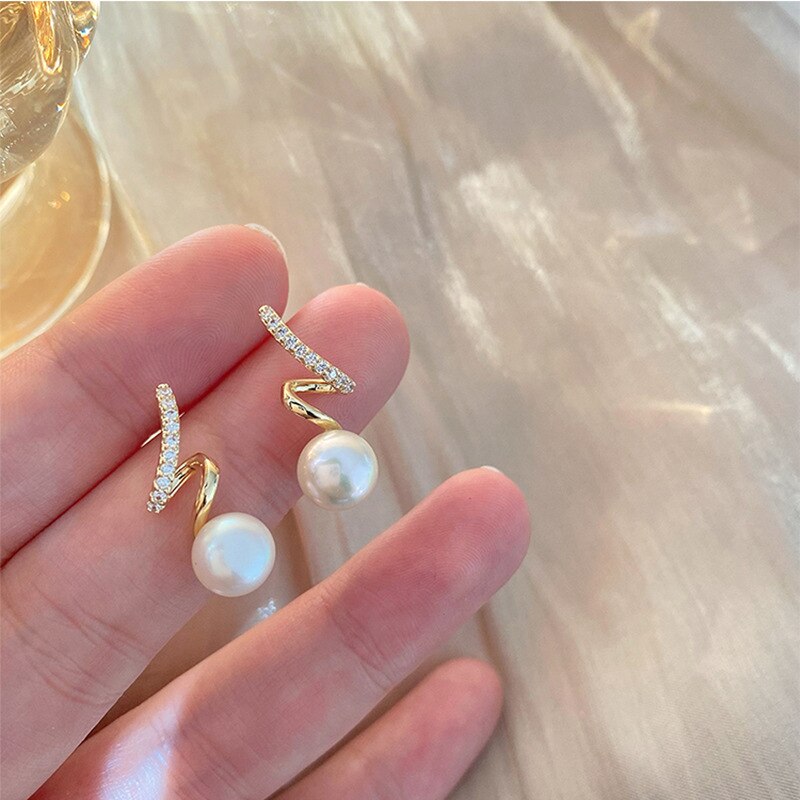 French Pearl Earrings